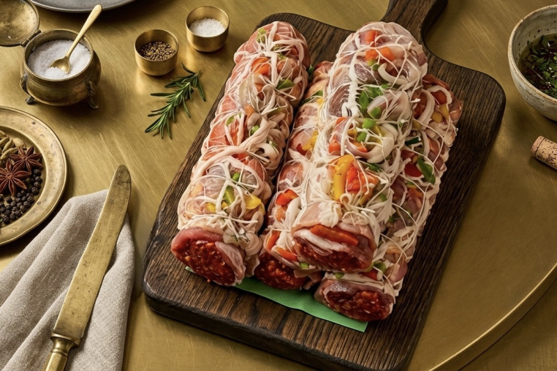 Gevulde lamsfilet