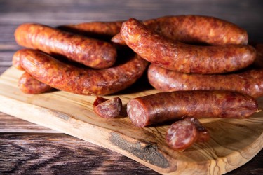 Saucisses sèches ou pipes d'Ardennes