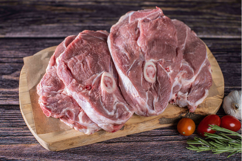 Tranches de gigot d'agneau 1kg